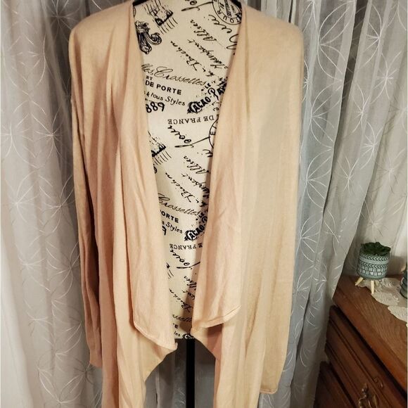 JUST Fab asymmetrical cardigan sz lg - Picture 1 of 6